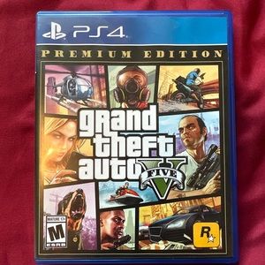 GTA 5 premium edition ps4 disc